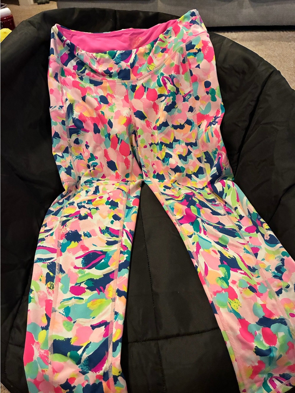 Lily Pulitzer Colorful Abstract Print Leggings